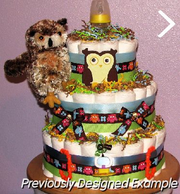 Owl-Diaper-Cake - Copy.JPG - Owl Diaper Cakes
